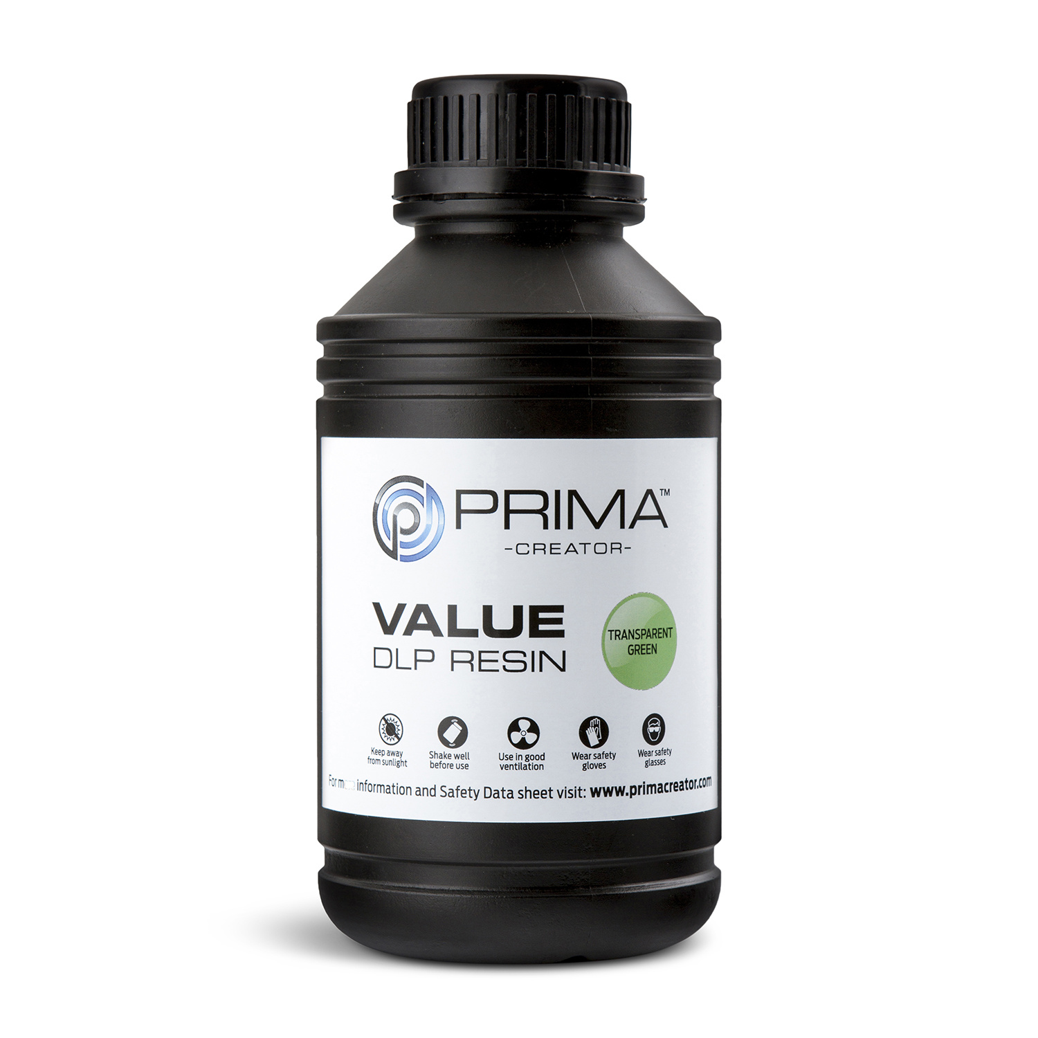 PrimaCreator VALUE DLP/UV Standard Resin - Transparent Green