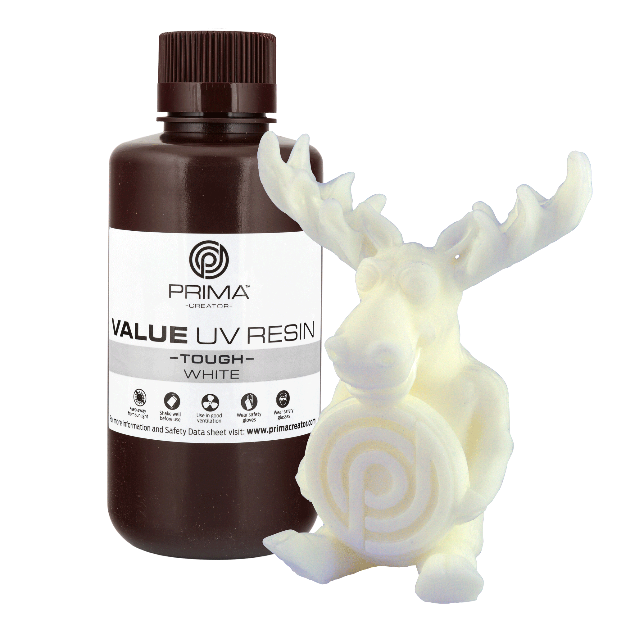 PrimaCreator VALUE DLP/UV Tough Resin (ABS like) - White