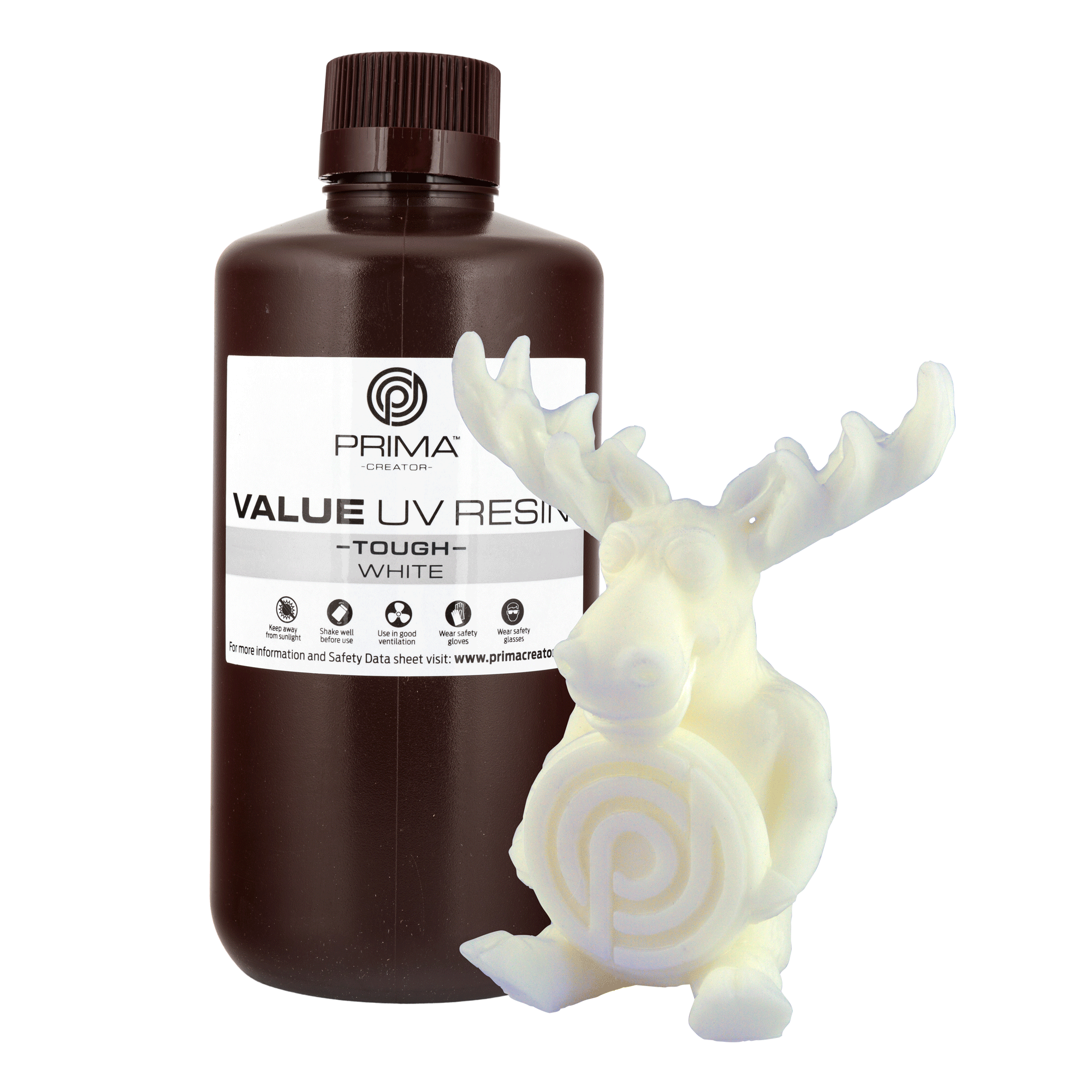 PrimaCreator VALUE DLP/UV Tough Resin (ABS like) - White