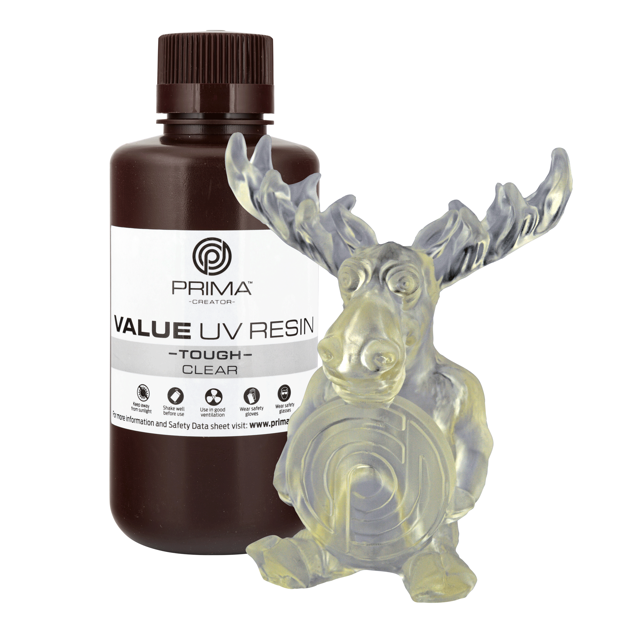PrimaCreator VALUE DLP/UV Tough Resin (ABS like) - Clear