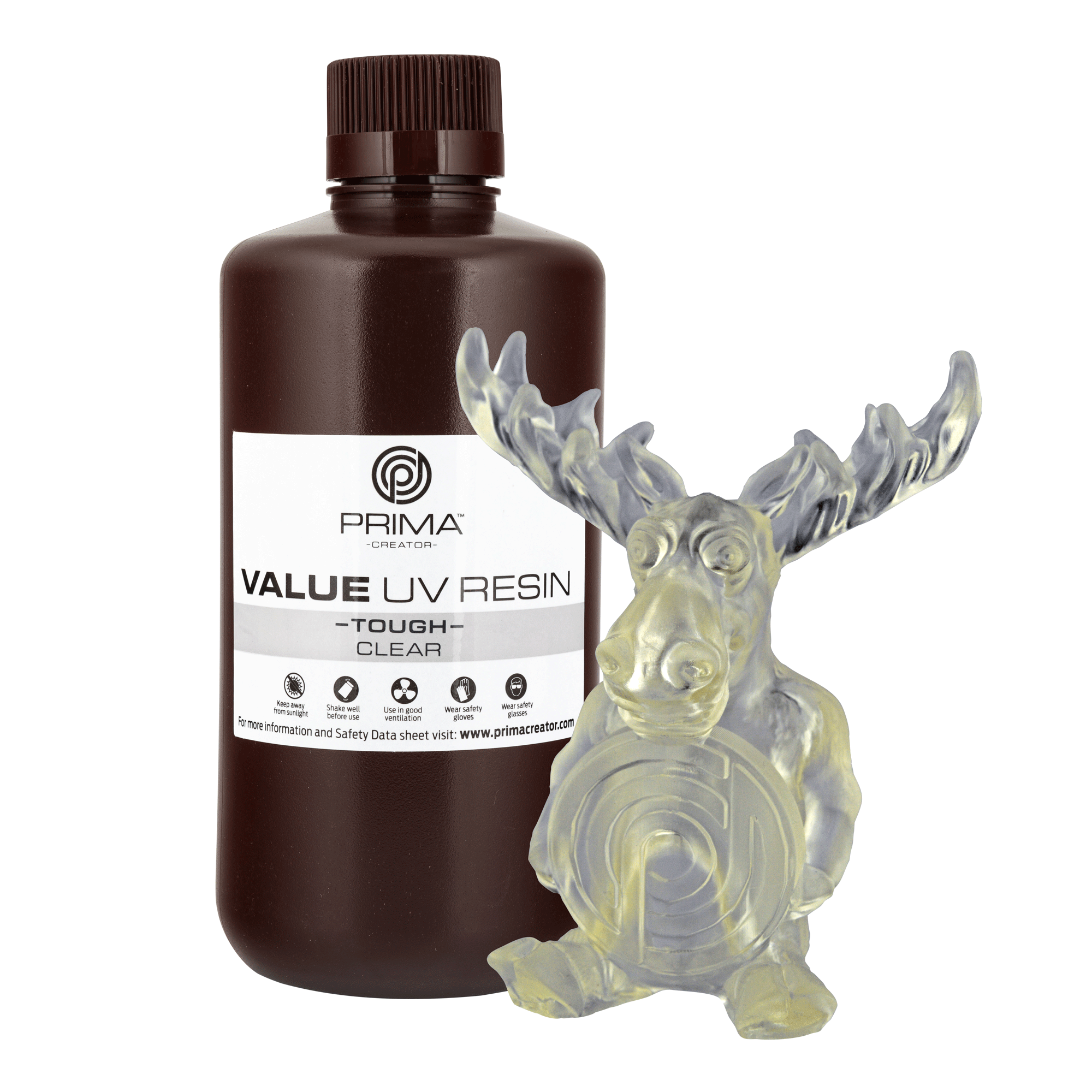 PrimaCreator VALUE DLP/UV Tough Resin (ABS like) - Clear