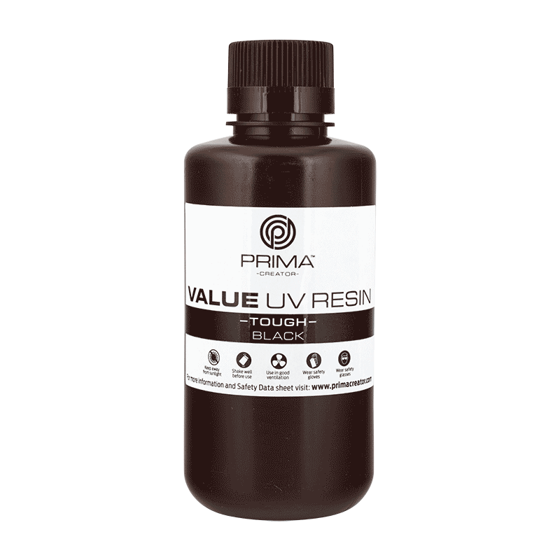 PrimaCreator VALUE DLP/UV Tough Resin (ABS like) - Black