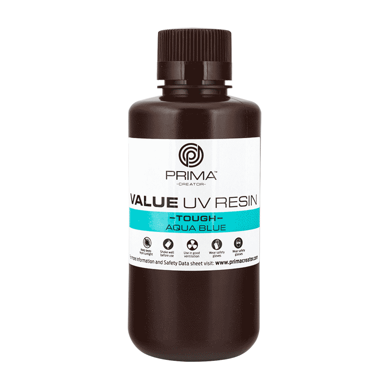 PrimaCreator VALUE DLP/UV Tough Resin (ABS like) - Aqua Blue
