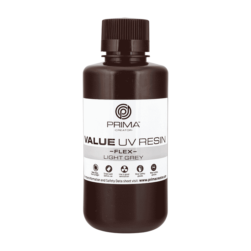 PrimaCreator VALUE DLP/UV Flex Resin - Light Grey