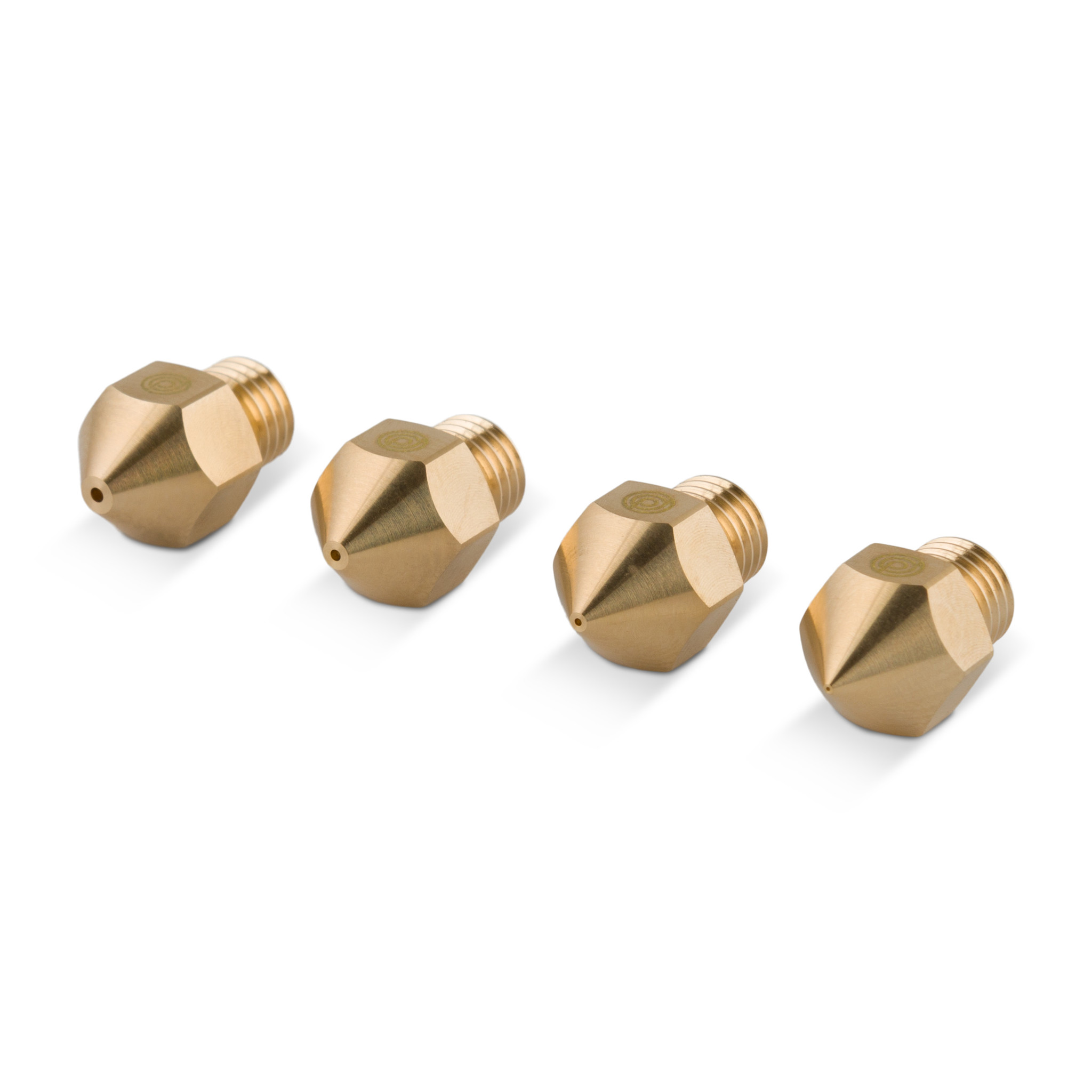 PrimaCreator Premium messing nozzle voor CR-10S Pro mixed 0.2/0.4/0.6/0.8 mm - 4 stuks