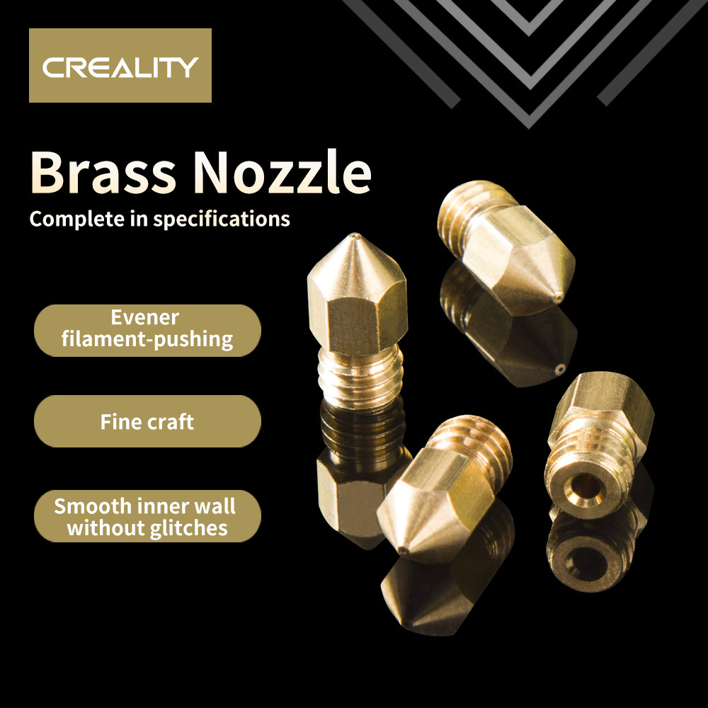 Creality MK8 nozzle - standaard messing (diverse maten)