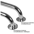 JadaCare Wandbeugel 100 cm RVS gepolijst