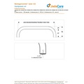JadaCare Deurgreep 40 cm RVS gepolijst