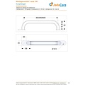 JadaCare Kozijnbeugel 45 cm RVS gepolijst