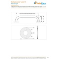 JadaCare Wandbeugel 50 cm RVS wit