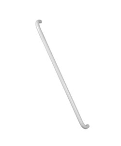 Deurgreep 70 cm staal wit