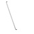 JadaCare Deurgreep 100 cm RVS wit