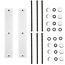 591000C Set door & door bouten wandrails douchezittingen RVS wit