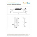 JadaCare Toiletbeugel opklapbaar 65 cm +antislip RVS gepolijst
