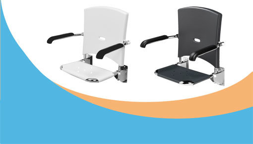 Douchestoelen met verkorte zitdiepte 32 cm