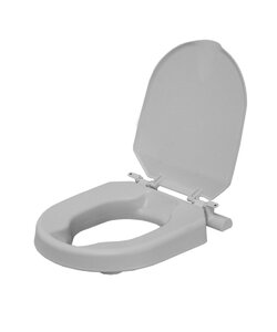 Toiletverhoger vast met deksel 6cm