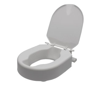 Toiletverhoger vast met deksel 10cm