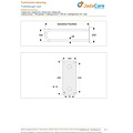 JadaCare Toiletbeugel vast 65 cm RVS gepolijst