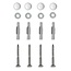 910070 Bevestigingsset 2 flenzen RVS houtdraadbouten 6*70