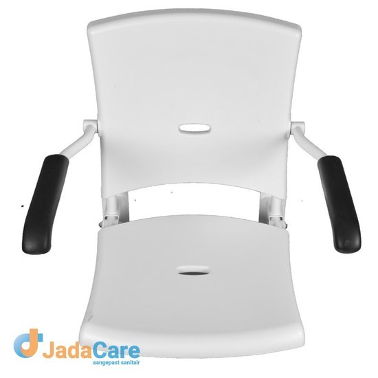 JadaCare Armlegger verbredingsset zelfmontage RVS wit