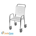 JadaCare Douchestoel verrijdbaar RVS gepolijst