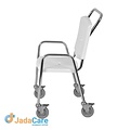 JadaCare Douchestoel verrijdbaar RVS gepolijst