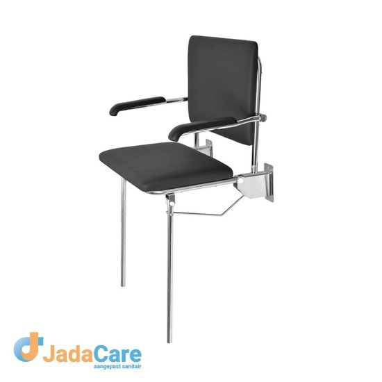 JadaCare Douchezitting maatwerk soft seat zit- en rugdeel vaste steunpoot