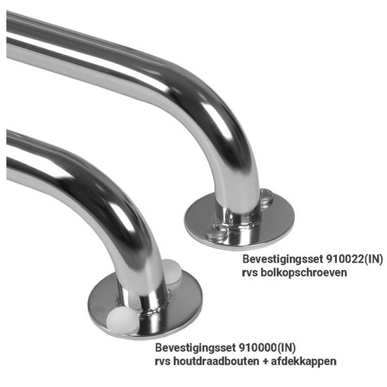 JadaCare Glijstang / wandbeugel 110/35*35cm RVS gepolijst