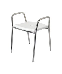 Douchekruk RVS glasparel gestraald