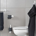 JadaCare Toiletrolhouder wand met rem staal wit