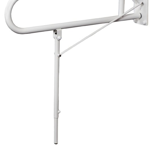 JadaCare Steunpoot voor toiletbeugel opklapb RVS wit
