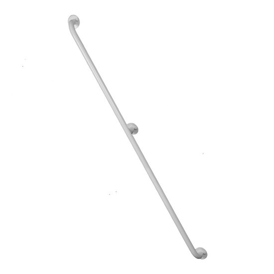 JadaCare Wandbeugel 150-220cm serie 110-special-3 flens RVS wit