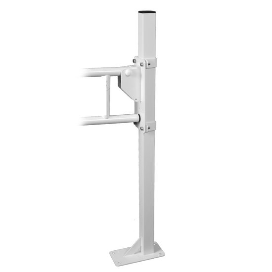 JadaCare Vloerstatief voor toiletbeugel inclusief klemmen staal wit