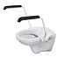 JadaCare Toiletbeugel-set hoogte 35 cm staal wit