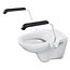 JadaCare Toiletbeugel-set hoogte 30 cm staal wit