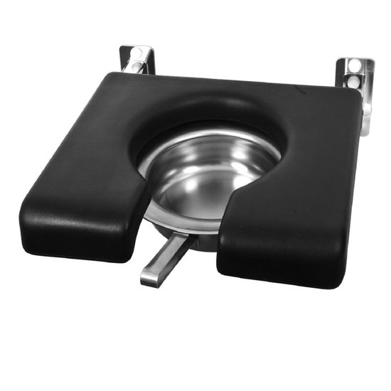 JadaCare Douchezitting U-uitsparing geleide rails RVS gepolijst