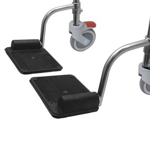 Set beensteunen RVS geglaspareld