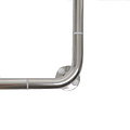 JadaCare Hoekwandbeugel / glijstang 90°  links/rechts 150 x 70 RVS gepolijst