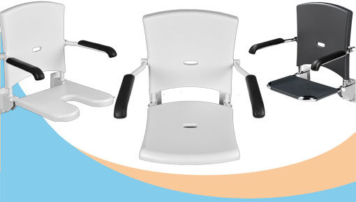 Douchestoelen opklapbaar | Staand | Verrijdbaar