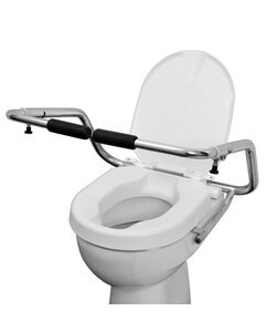 Special -Steunbeugel toilet vaste verhoger 6 cm RVS gepolijst