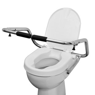 Special -Steunbeugel toilet vaste verhoger 10 cm RVS gepolijst