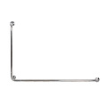 JadaCare Hoekwandbeugel / glijstang 90°  links/rechts 110 x 70 RVS gepolijst