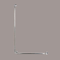 JadaCare Hoekwandbeugel / glijstang 90°  links/rechts 110 x 70 RVS gepolijst