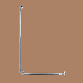 JadaCare Hoekwandbeugel / glijstang 90°  links/rechts 110 x 70 RVS gepolijst