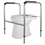 JadaCare Toiletframe closetzitting RVS geglaspareld