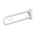 JadaCare Toiletbeugel opklapbaar 75 cm + closetrolhouder RVS wit