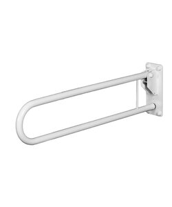 Toiletbeugel 75cm opklapbaar staal wit
