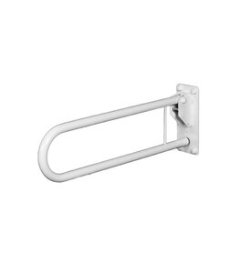 Toiletbeugel 60cm opklapbaar RVS wit