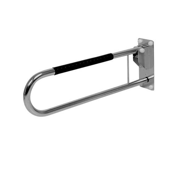 JadaCare Toiletbeugel opklapbaar 65 cm +antislip RVS gepolijst