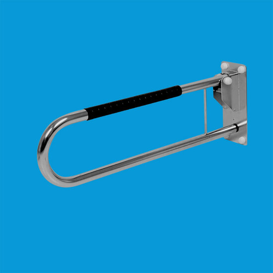 JadaCare Toiletbeugel opklapbaar 65 cm +antislip RVS gepolijst